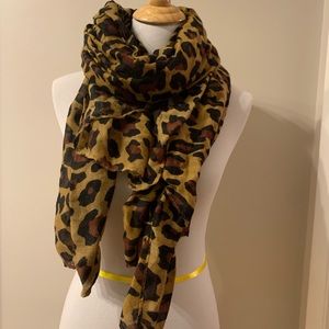 Cheetah Print Scarf